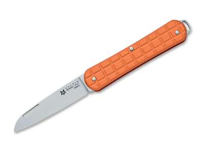 Fox Knives Vulpis 130 Grenade Pattern Aluminum Orange Taschenmesser   01FX1102