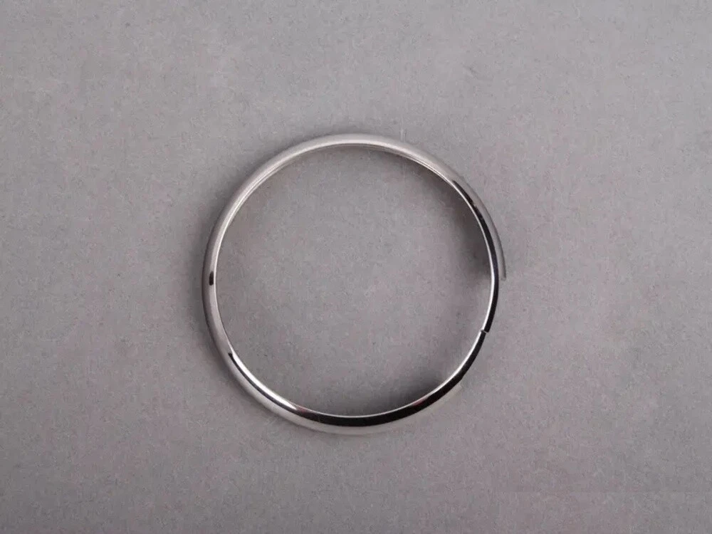 Mini Cooper Key Fob Trim Ring Chrome 61313456374 New OEM 07 16 R5x