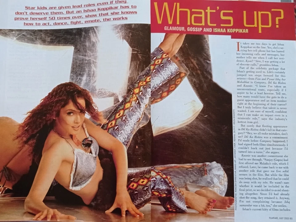 Filmfare July 2003* Bollywood Rare Magazine - Image 3 of 4