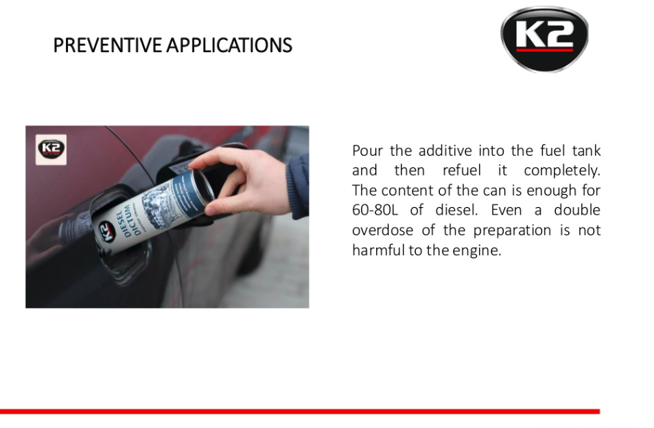 K2 Diesel Dictum DIESEL INJECTOR CLEANER SYSTEM Flush Removes Dirt