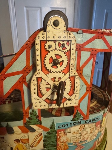 J.Chein Tin Litho wind up Roller Coaster - Picture 5 of 12