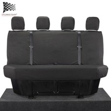 Vw Crafter Rear Seat Covers Tailored & Waterproof (2024 Onwards) Black 416