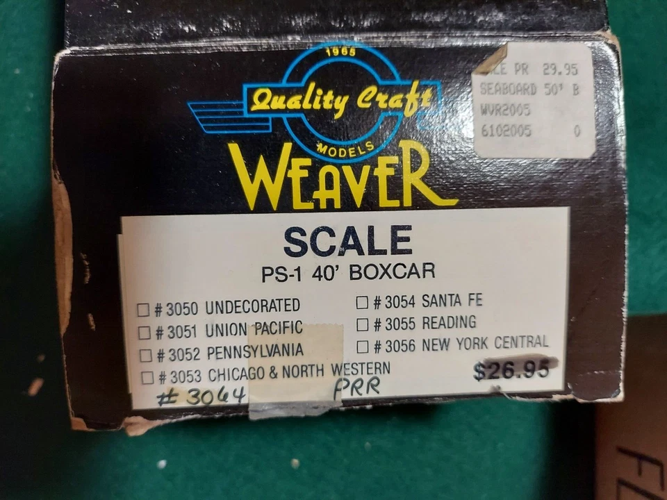 WEAVER #3064 PENNSYLVANIA 40' BOX CAR - Image 2 of 4