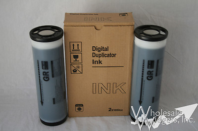 2 Black High Density HD Inks Compatible With Riso S-2314 For Risograph GR3770