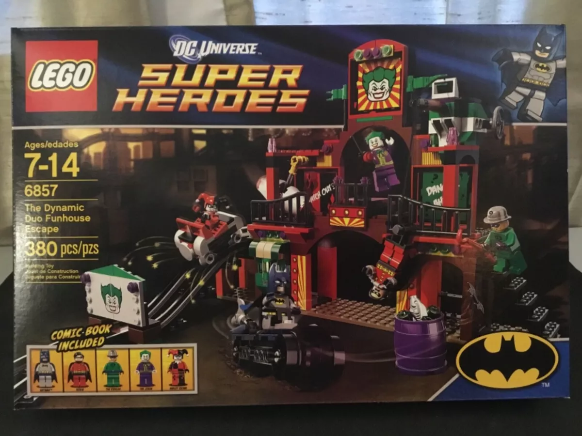 bunke Temmelig arbejdsløshed Lego DC Super Heroes The Dynamic Duo Funhouse Escape 6857 Batman Joker  Riddler | eBay