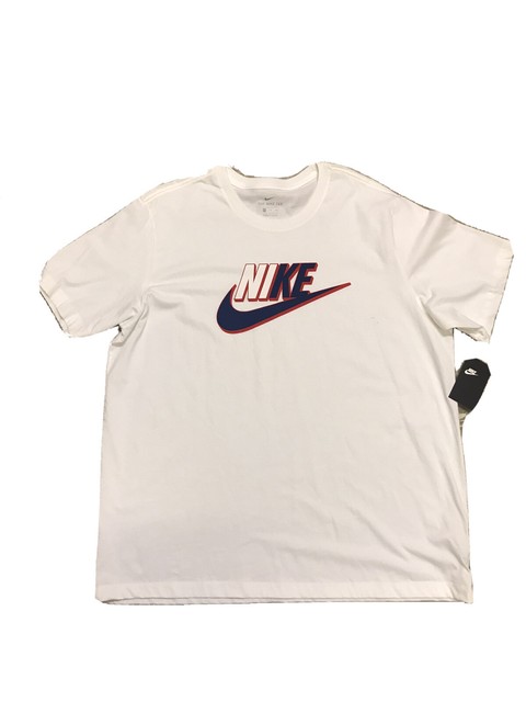 royal blue and red nike shirt