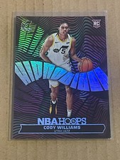 2024-25 NBA HOOPS HIPNOTIZED HOLO INSERT CODY WILLIAMS ROOKIE JAZZ #18