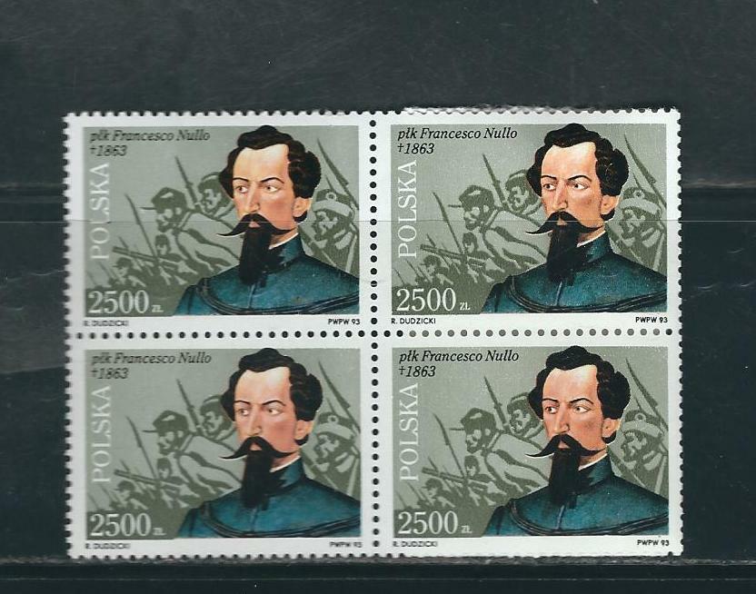 Poland SC # 3155 Death Of Francesco Nullo , 130th Anniversary . MNH