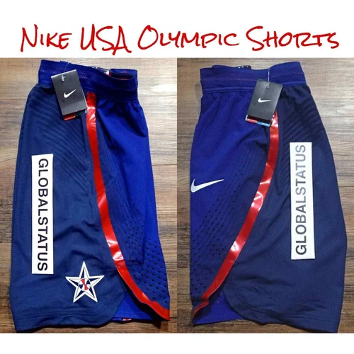 NIKE 2016 USA RIO AUTHORIZED VAPOR OLYMPIC TEAM SHORTS 00033914XUSR SIZE MEDIUM