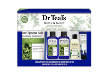 Dr Teal's Bath Gift Set - Epsom Soak, Foaming Bath, Body Wash, Body Oil  Lotion