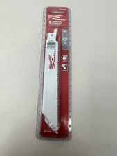 Milwaukee Tool 48-00-5091 6 In L X 8/12 Tpi Reciprocating Saw Blade, 5 Pk! NEW!