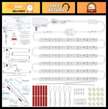 LED Under Cabinet Lighting Kit - 6 PCS 12" Dimmable Light Strips, Daylight 5000K