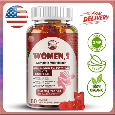 Multivitamin Gummy for Women, High Potency Daily Vitamin Mineral - Skin Health