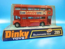 Vintage Dinky Esso Tire Routemaster Bus Die Cast # 289 NIB Original Meccano UK