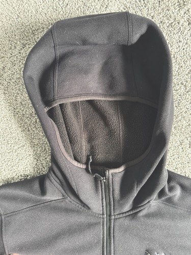 ARC’TERYX Jacket Black L Large Hood Warm Great Condition Homes G - Picture 6 of 9