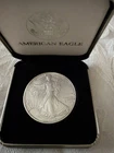 US Mint American Eagle Silver Bullion Coin 1 oz .999 Fine 1995 w/ Box & Papers