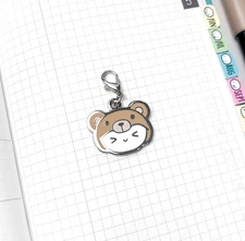 NEW Teddy Bear Lobster Clasp Charm The Coffee Monsterz Co TCMC