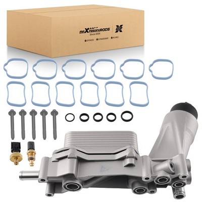 Aluminum Oil Cooler Filter Housing for Dodge Chrysler 3.6L 2011-2017  68105583AB