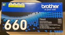 GENUINE BROTHER TN-660 HIGH YIELD BLACK TONER CARTRIDGE TN660 NEW - FREE SHIP