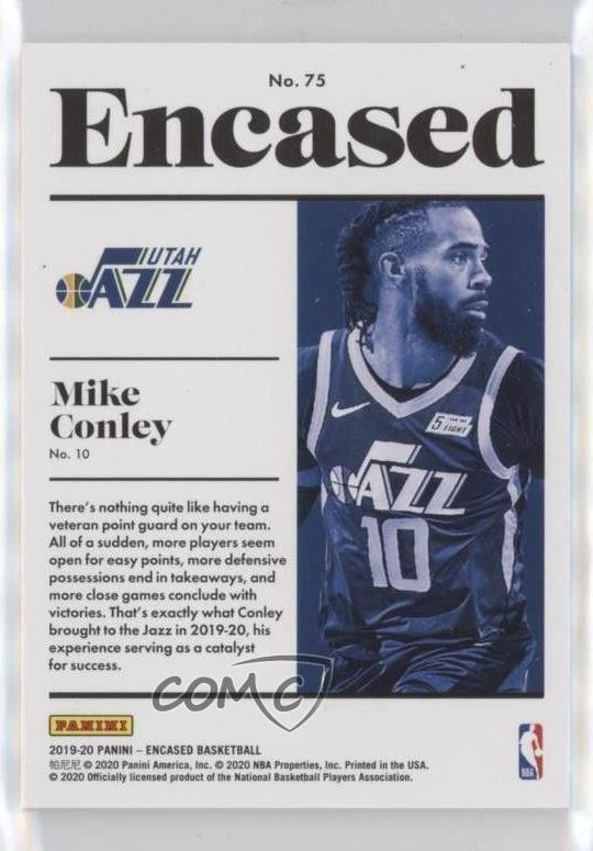 2019-20 Panini Encased /99 Mike Conley #75 - Image 2 of 2