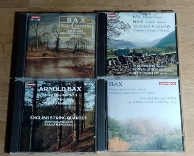 ARNOLD BAX Kammermusik Konvolut 4 Chandos CDs
