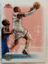 2003-04 Fleer Focus Basketball Allen Iverson Philadelphia 76ers Denver Nuggets