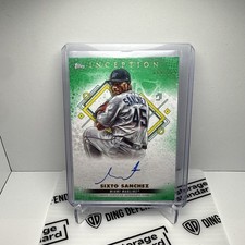 2022 INCEPTION AUTO GREEN #BRES-SS SIXTO SANCHEZ /125 MIAMI MARLINS