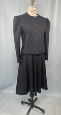 Vintage Women s Skirt Suit SIZE 12 MEDIUM JACK WINTER classic wool 70s 80s