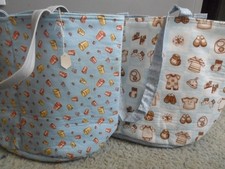 Handmade bag thimbles baby theme diaper bag
