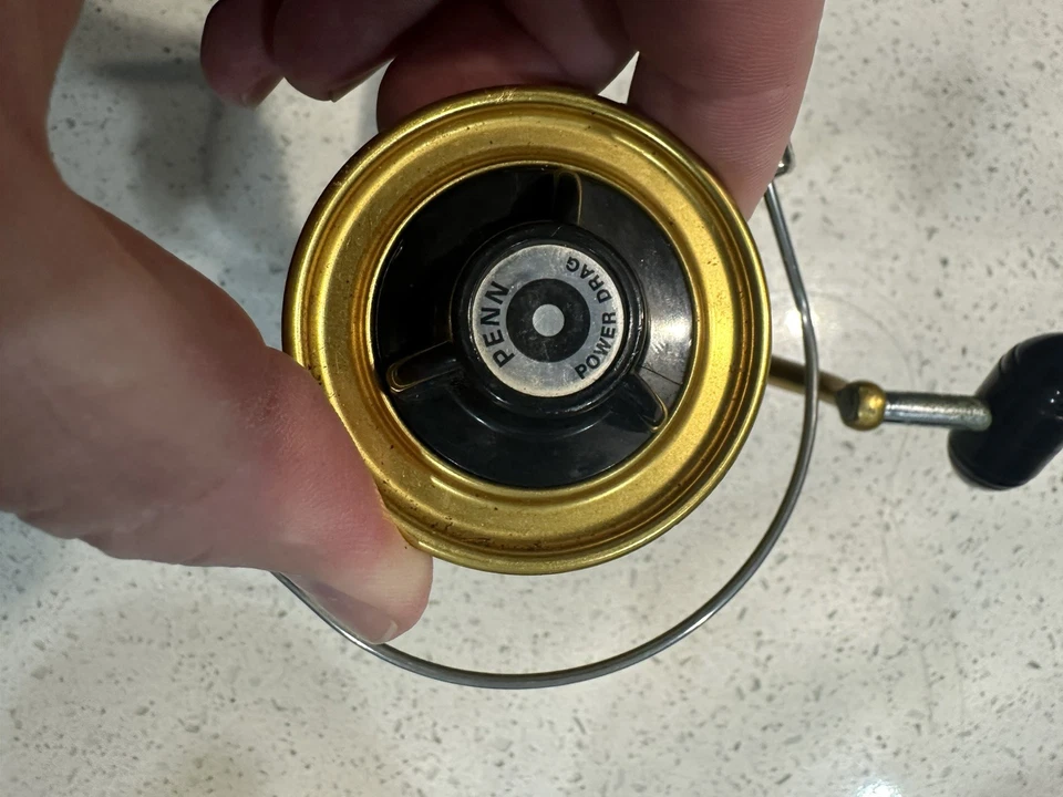 vtg PENN 550 SS Spinning Fishing Reel ••READ•• Loose Bail - Image 3 of 4