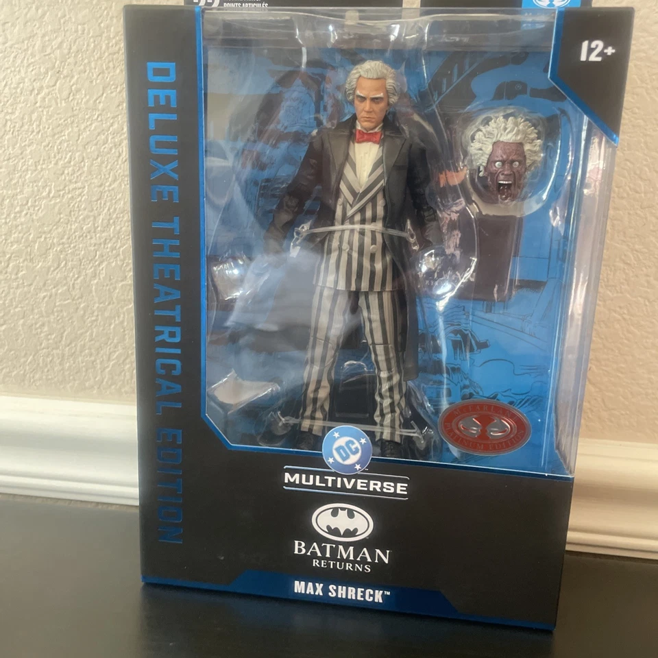 Figura Mcfarlane DC Multiverse Batman Returns MAX SHRECK (Rojo Platino) CHASE Foto 2 de 4