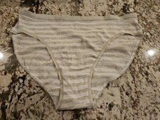 True Vintage Victoria  s Secret Cotton Signature HI Leg Brief Panty Large