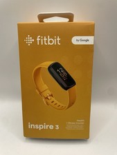 Fitbit Inspire 3 Health + Fitness Tracker Yellow/Orange FB424BKYW-US *OPEN BOX*