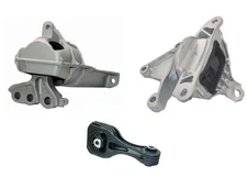 Engine and Transmission Mount 3Pc Kit Fits Honda Civic 2016-2020 1.5L Automatic