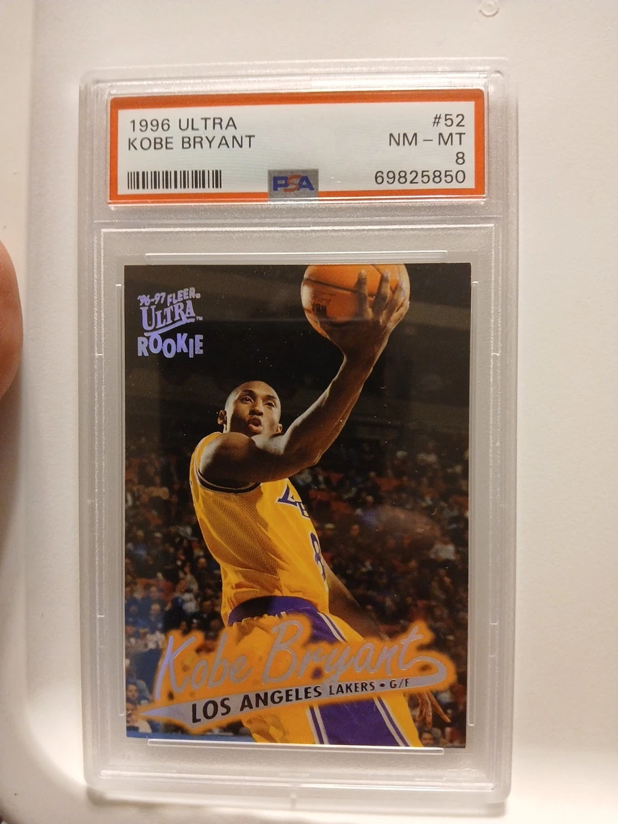 Kobe Bryant Basketball Grade 8 Rookie Sports Trading Cards