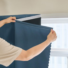 self Adhesive Portable 100 Blackout Curtains Simple and Easy to installBedroom