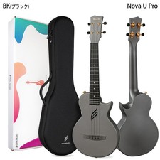 Enya NOVA U Pro Tenor Ukulele Beginner 10 Piece Set BK Black Domestic Genuine