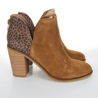 DV8 Dolce Vita Shai Mixed Material Heeled Bootie Women's 6.5 NWT