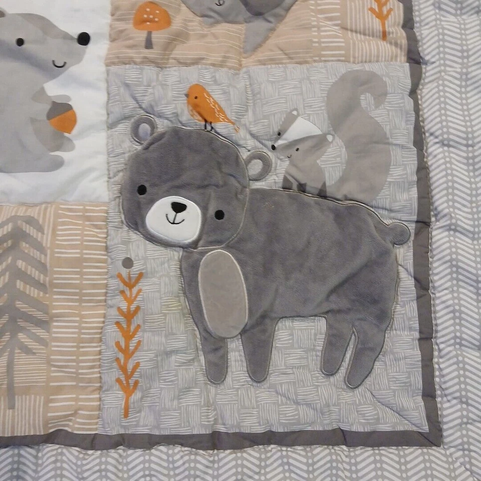 Edredón edredón para cuna de bebé Acorn Bedtime Originals A Lambs & Ivy 41"x32" Foto 2 de 4