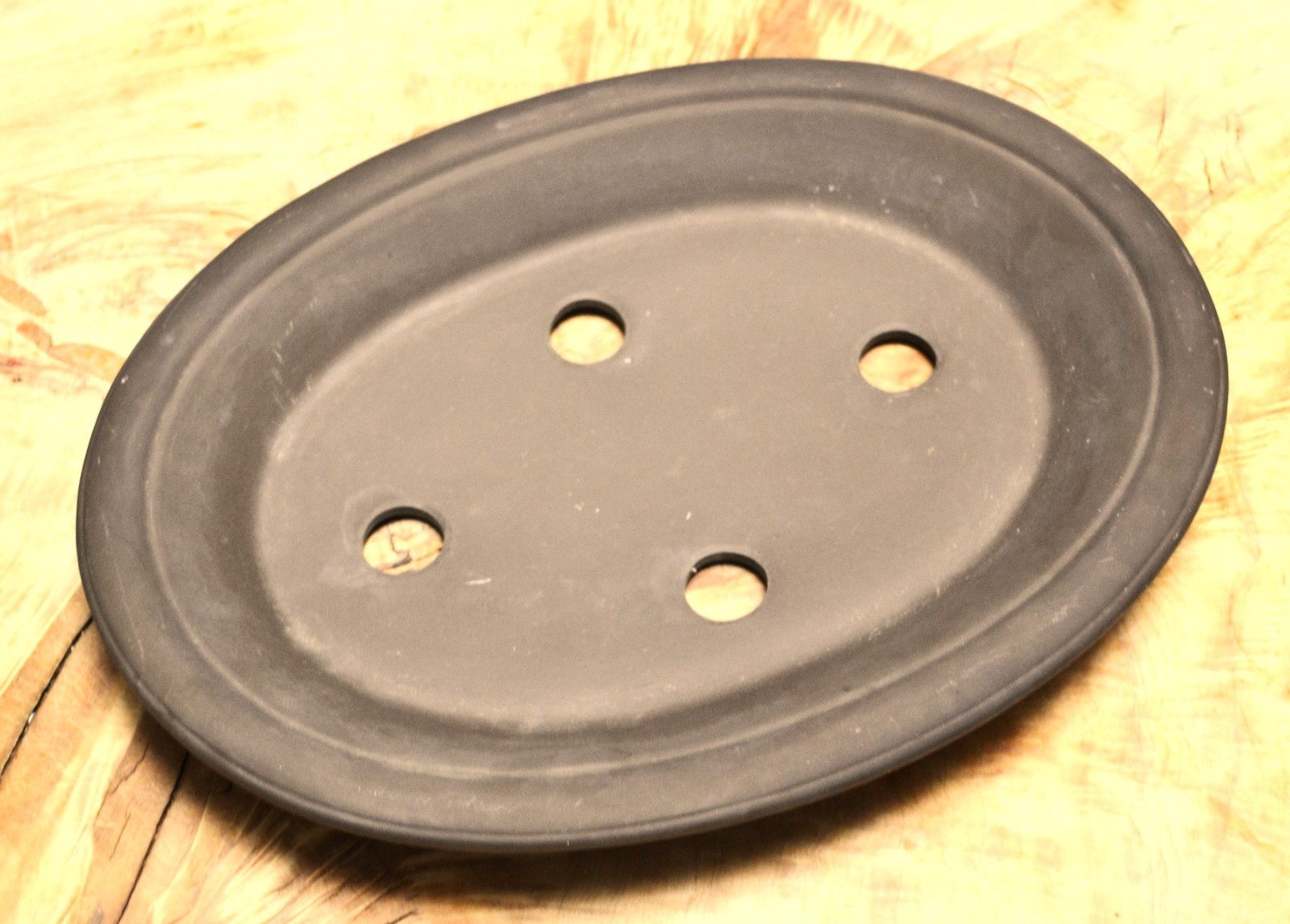 Bonsai Pot Oval Bonsai Pot Tokoname Ware 37x28x4.5cm Japanese Vintage