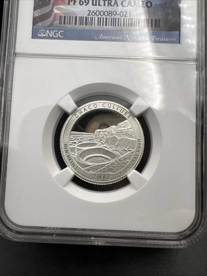 2012 S ATB Chaco Culture Silver Quarter Coin NGC PF69 UCAM #021 - Image 3 of 4