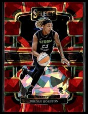 2024 Panini Select WNBA 82 Jordan Horston Seattle Storm Cracked Red Ice