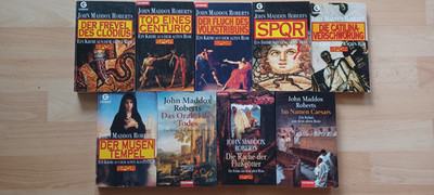 Krimi s aus dem alten Rom 1-9 von John Maddox Roberts Catalina Musentempel