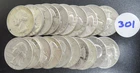 $5.00 Face Value 90% Silver Washington Quarters