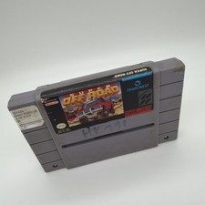 Cartuccia gioco corse Super Off Road SNES Super Nintendo testata