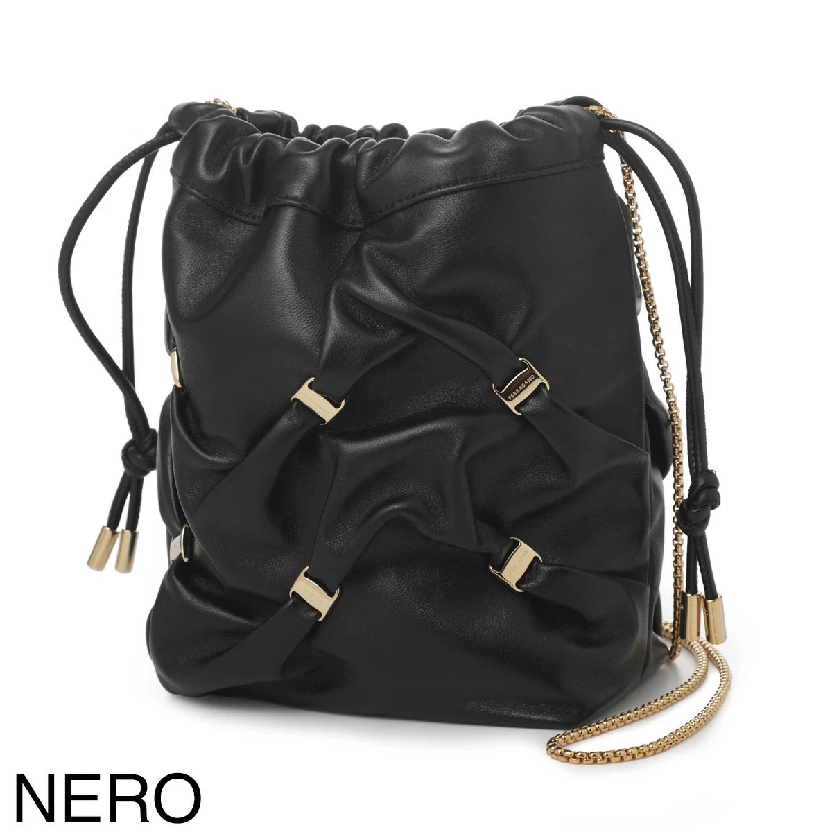 Ferragamo — Ferragamo Women's Varini Shoulder Bag/Mini Bag Stone