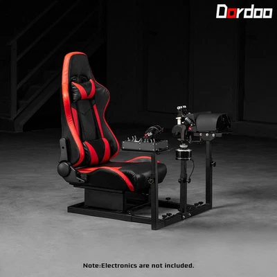 Dardoo Cockpit De Simulateur De Vol Et De Course Siège Rouge Pour Logitech G920 - Photo 1/4