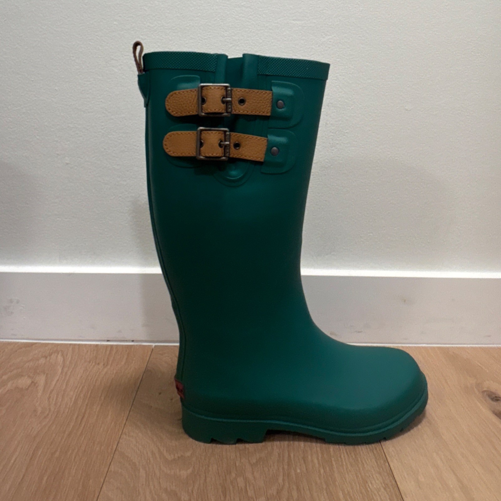 Top Solid-Forest Green Turquoise Chooka Waterproo… - image 4