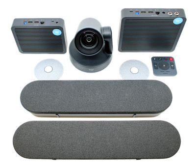 Logitech Rally Plus Modulares Videokonferenzsystem Graphit 960-001225