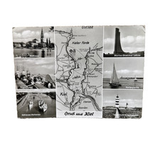 Postkarte AK Kiel Mehrbild Gelaufen 1959